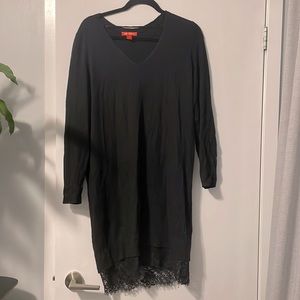Black sweater dress
